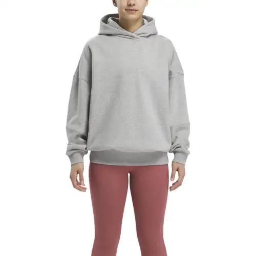 Reebok x LUX//1008054 Oversized Hoodie Sweatshirt Women's Gray