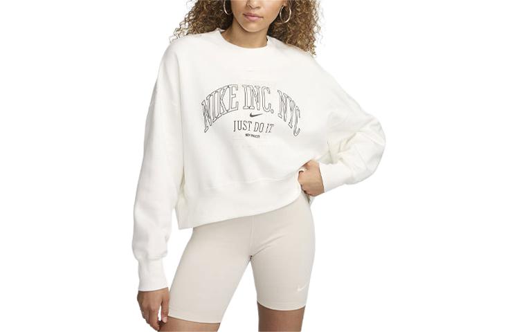 Nike Sportswear Phoenix Fleece Women's Over-Oversized Crew-Neck Graphic Sweatshirt