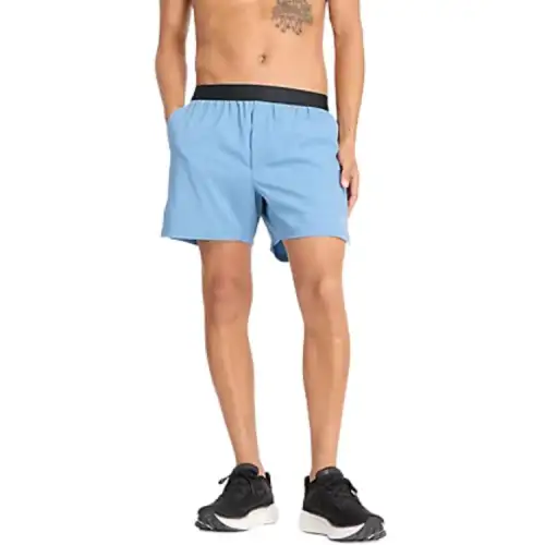 New Balance NB AC Lined Short 5' Casual Shorts Men's Pale Egret Blue