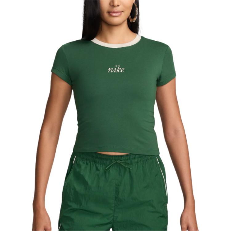 Женская футболка Nike T (зеленая)