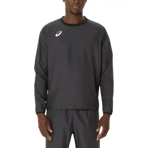 ASICS Shirts Men's Black Crew Neck Moderate