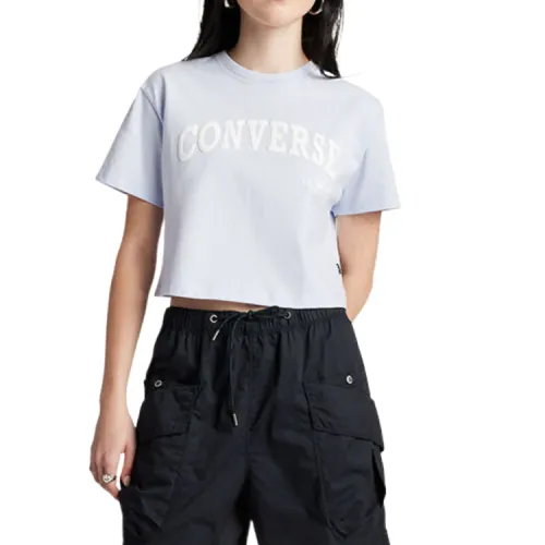 Converse Cropped Collegiate Cropped T Shirt