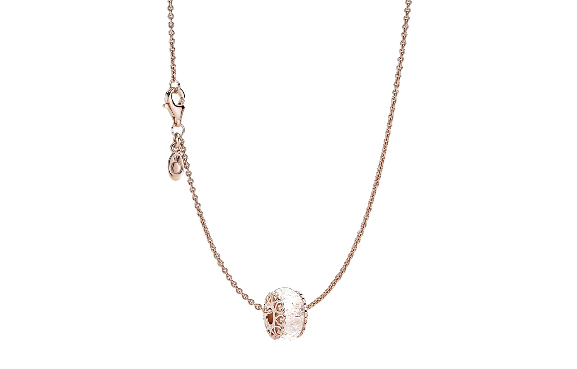 Женское колье Pandora Murano (золотистое)