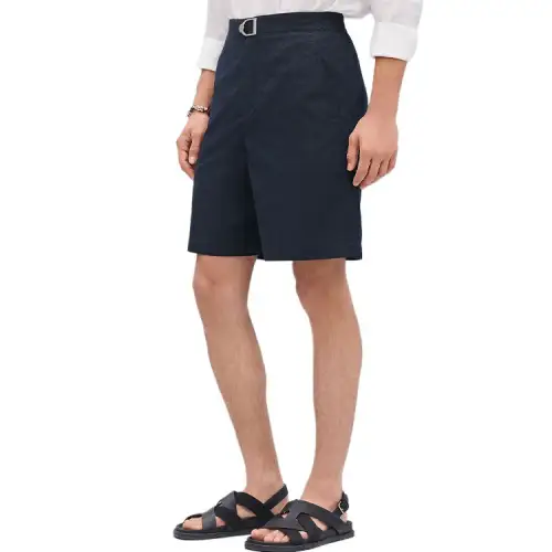 HERMES Casual Shorts Men's Marine Blue