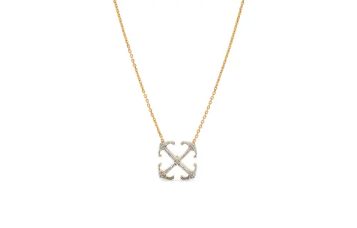 OFF WHITE Arrow Embellished Necklace