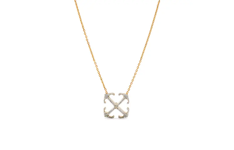 OFF WHITE Arrow Embellished Necklace