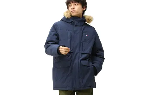 Tommy Hilfiger Puffer Jacket Men's Navy Blue