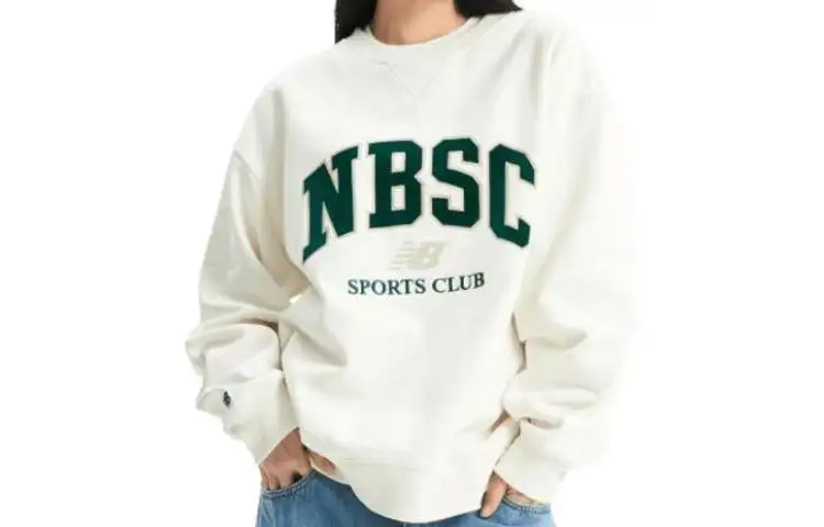 New Balance Sweatshirt Women's Ivory White