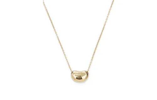 TIFFANY & CO. Pre-Owned 18kt Yellow Gold Bean Pendant Necklace