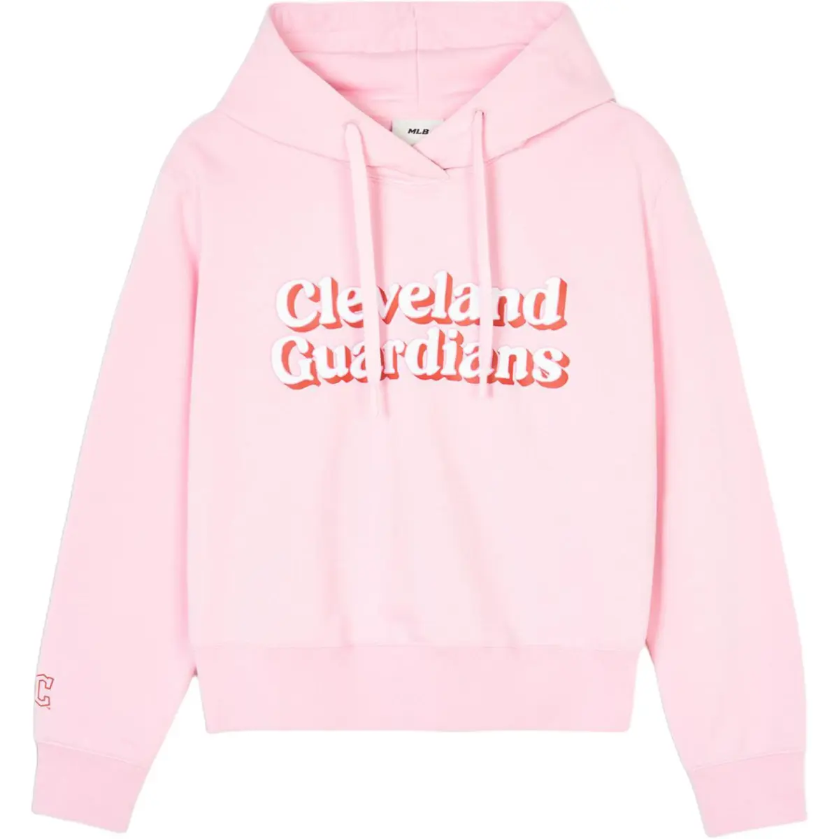 MLB SS24 Cleveland Guardians Sweatshirt Women's Pink