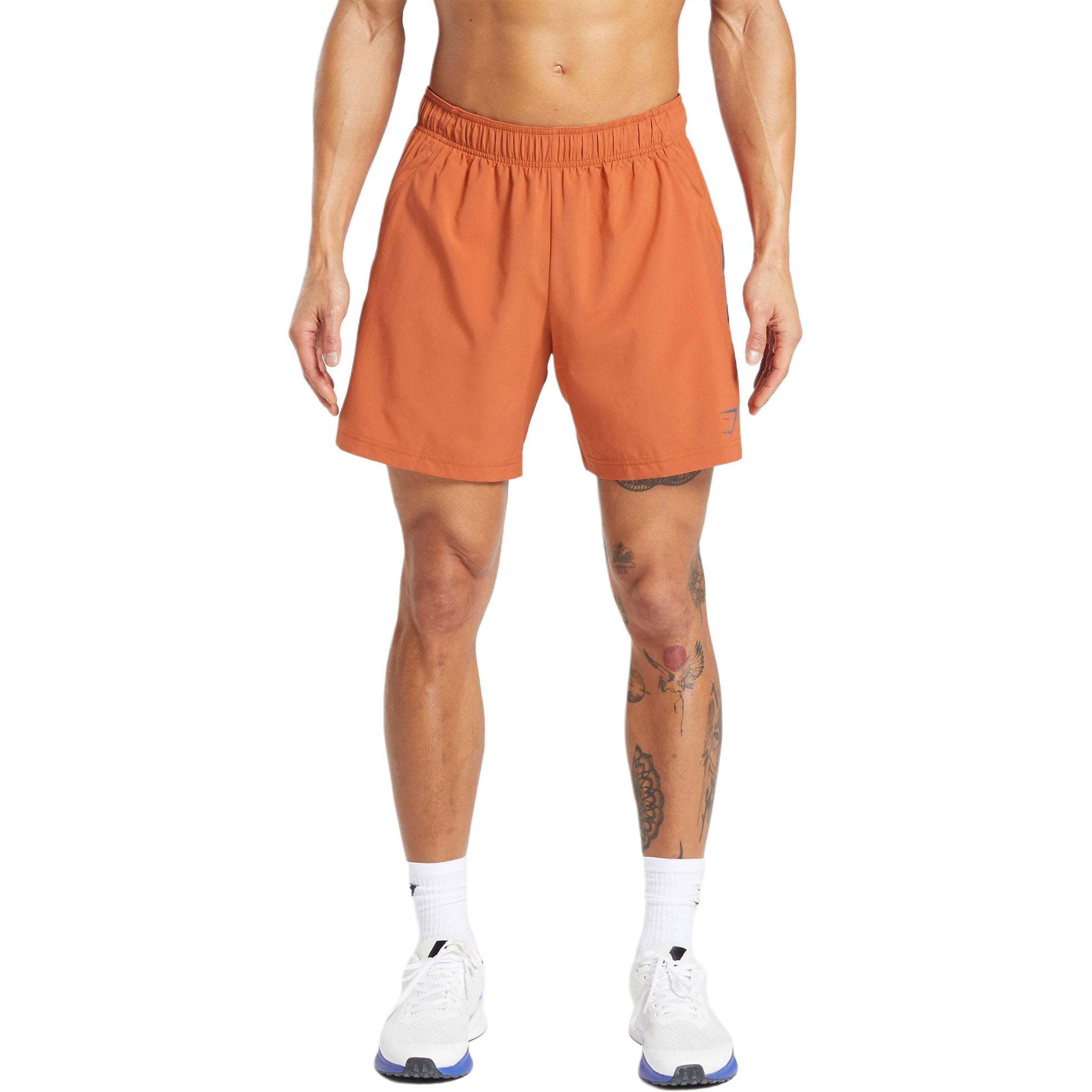 GYMSHARK SPORT 7′ SHORTS Sports Shorts Men’s Orange