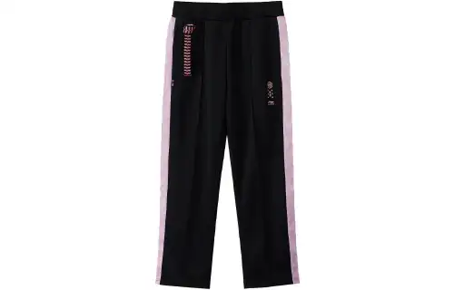 Li Ning Skateboard Knitted Sweatpants Men's Black Moderate Straight Fit Pants