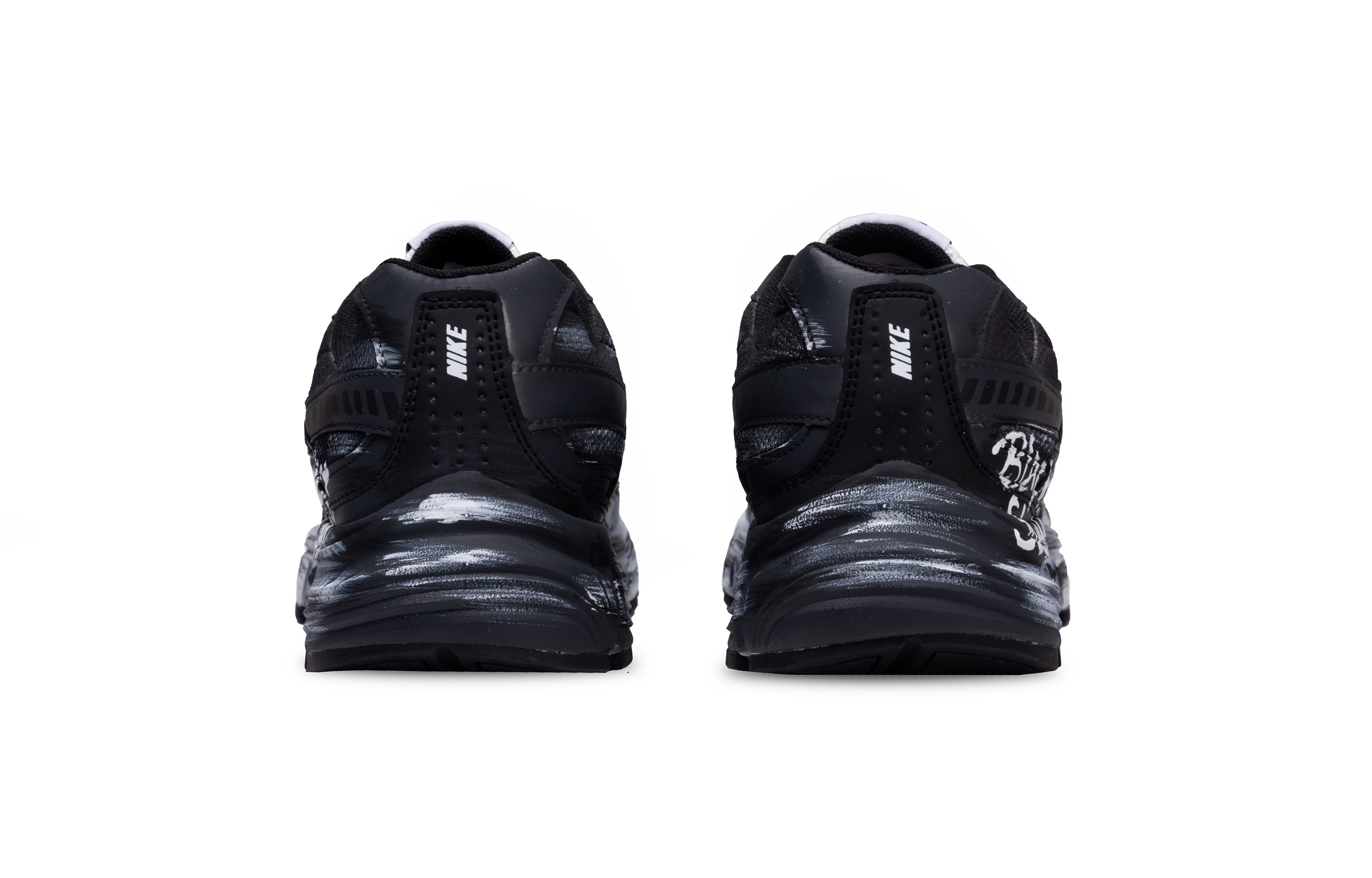 Nike Initiator Abrasion Resistant Low top Running Shoes Men’s Black White