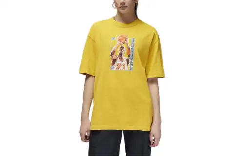 Jordan T Shirt Women's Yellow Ochre