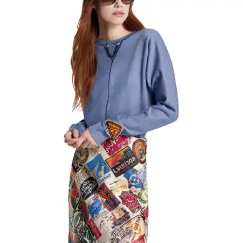 LOUIS VUITTON SS24 Sweatshirt Women's Blue