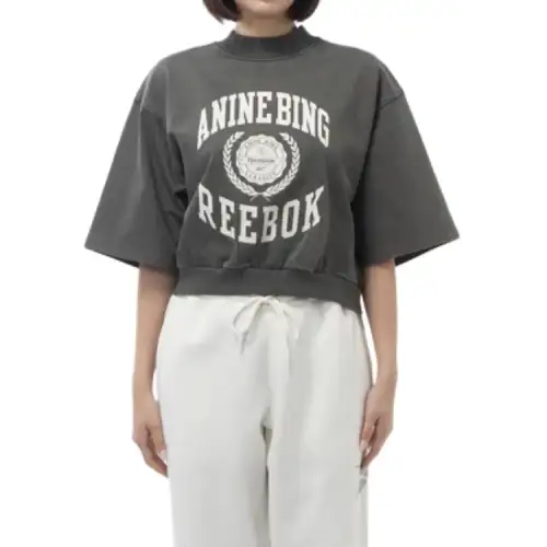 Reebok x ANINE BING T Shirt Women's Black