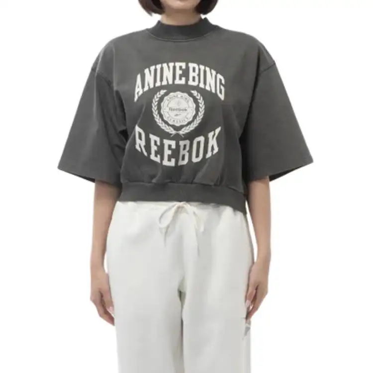 Reebok x ANINE BING T Shirt Women's Black