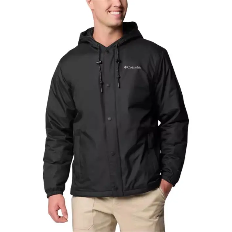 Columbia Hiking Waterproof, Windproof, Abrasion Resistant, Thermal Windbreaker Jacket Men's Black