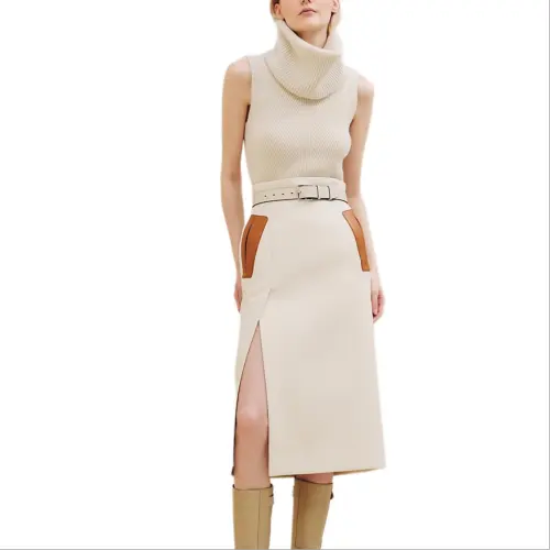 HERMES FW24 Casual Long Skirt Women's
