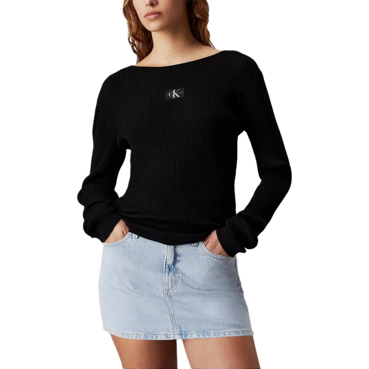 CALVIN KLEIN Knitwear Europe Version Women's Black