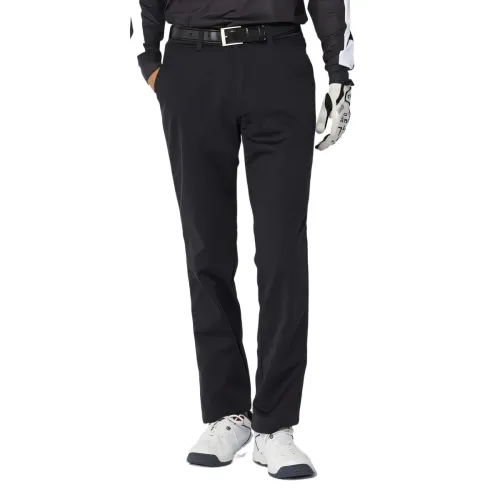 FILA Casual Pants Men's Black Moderate Straight Fit Pants