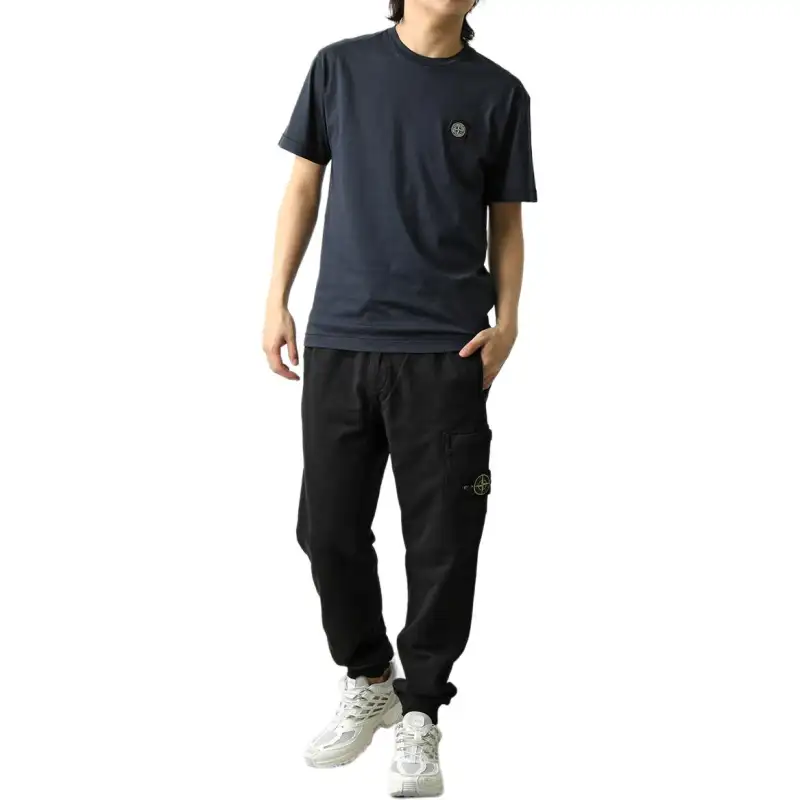 STONE ISLAND Casual Pants Men's Black