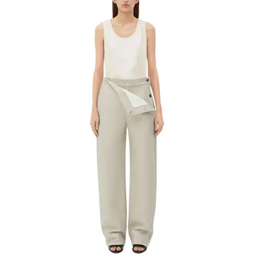 Bottega Veneta Casual Pants Women's Ecru