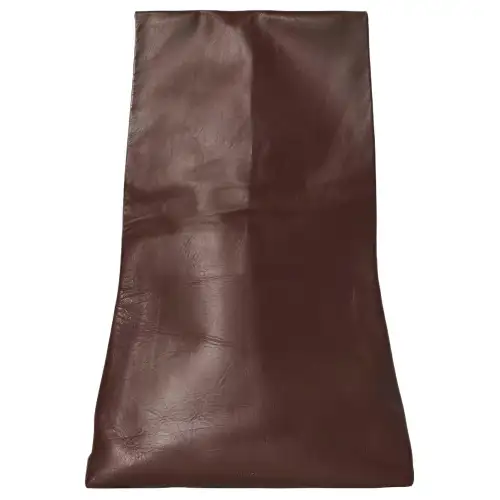 THE ROW Nappa Leather Clutch Large Women's Chocolate