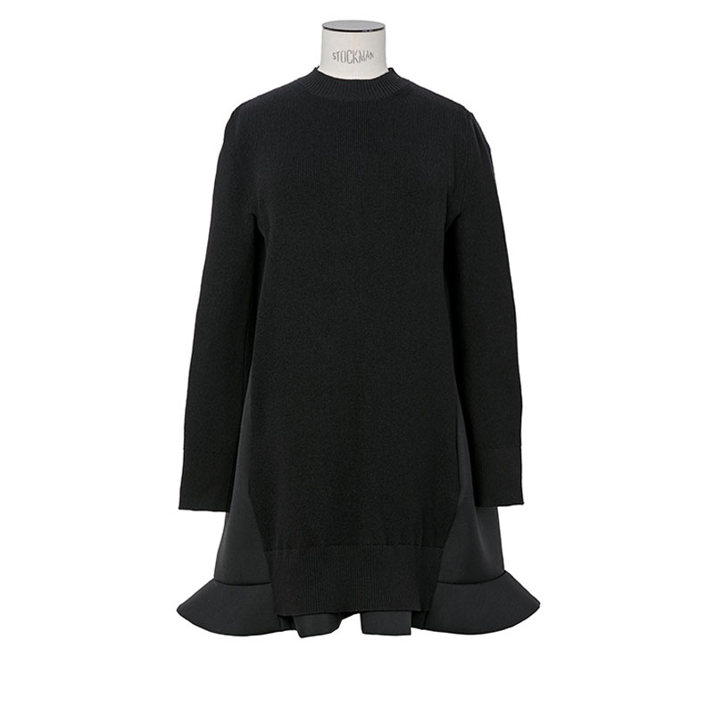 Женское платье Sacai (черное)