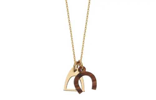 HERMES Amulette Equestre Metal Necklaces Unisex