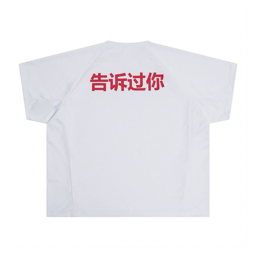 Футболка Yeezy YEEZY VULTURES kanye【】TOLD YOU JERSEY T (белая)