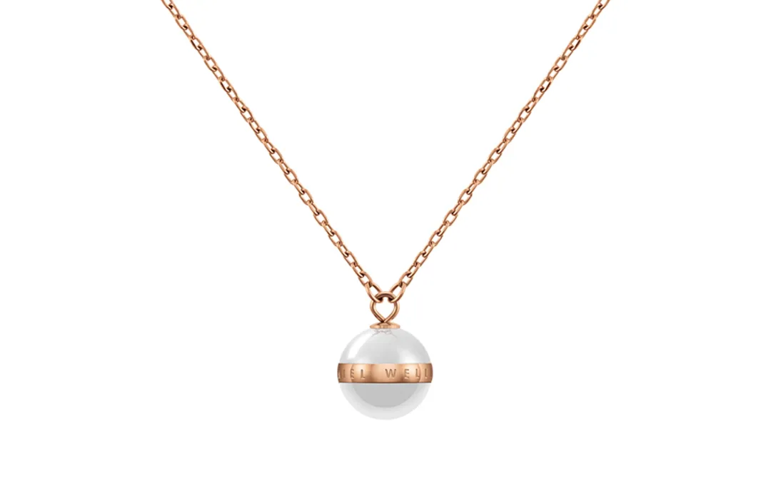 DW/DanielWellington sphere-pendant chain necklace