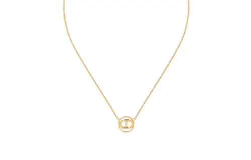 DIOR Classic CD Necklace Series Metal Necklaces Women's