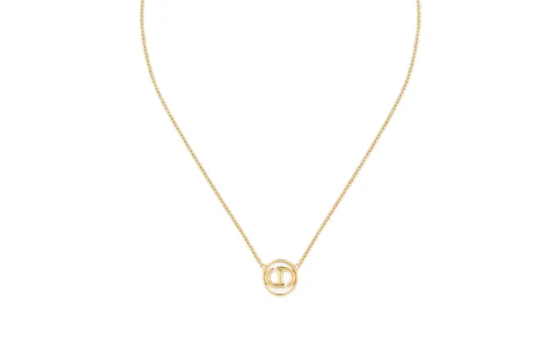 DIOR Classic CD Necklace Series Metal Necklaces Women's