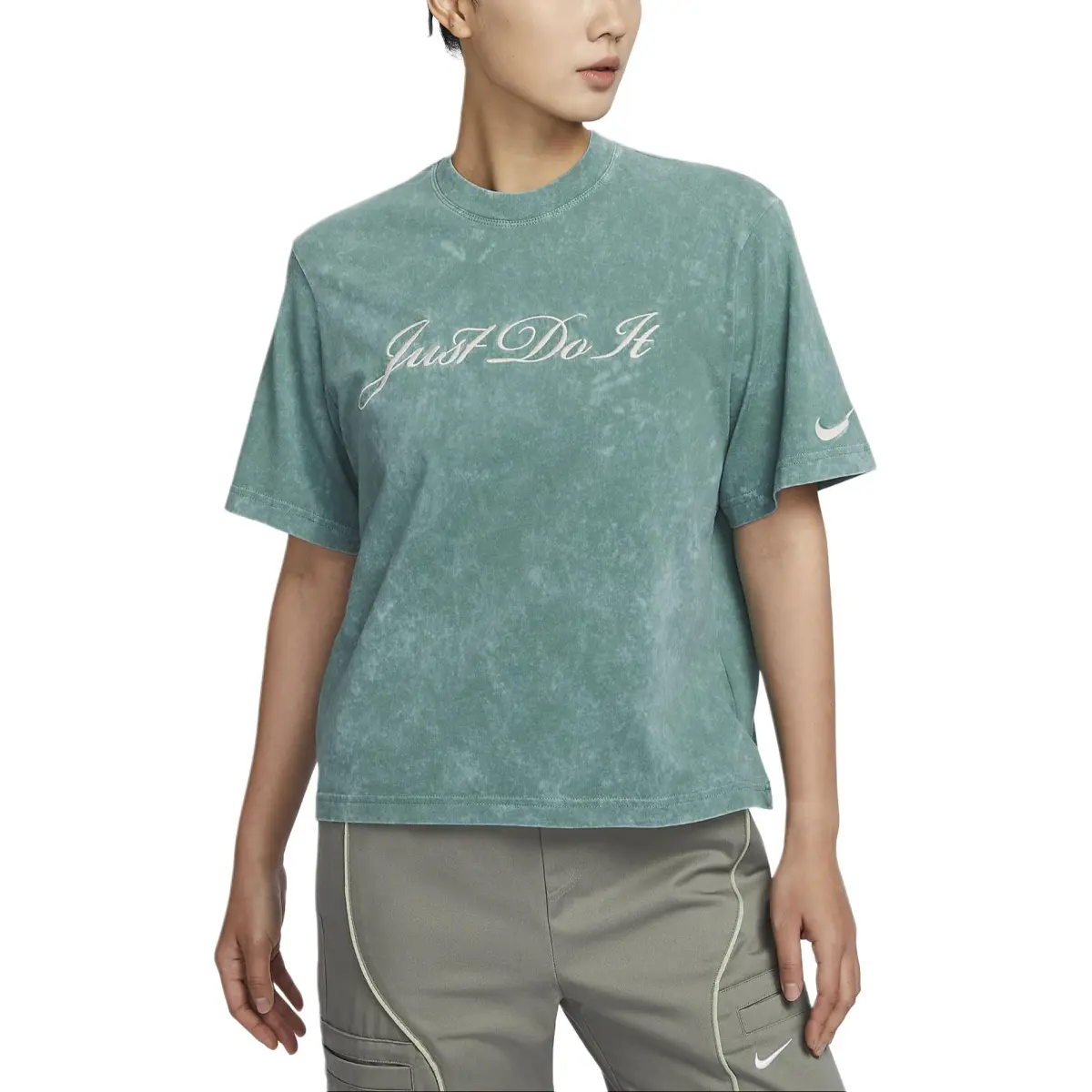 Nike Swoosh T Shirt Women's Coastal Blue