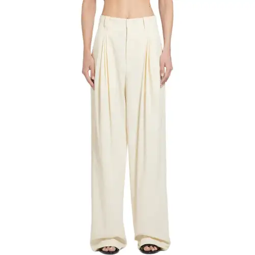 Bottega Veneta Casual Pants Women's Beige