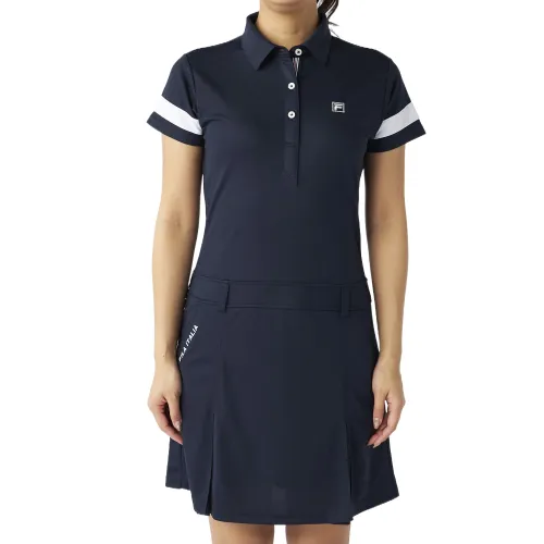 FILA Golf Collection Short Sleeved Dress Women's Marine Blue