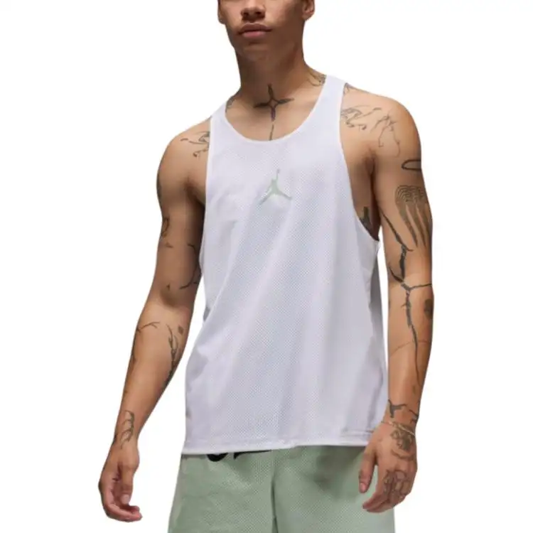 Jordan Flight MVPMesh SS25 Tank Top Men's White/Meerschaum/Meerschaum Stone Color