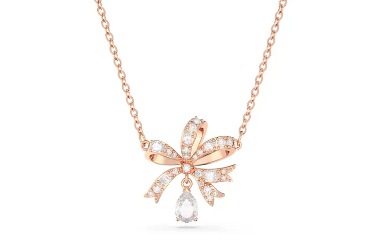 【Previous Season】Hyperbola bow pendant necklace