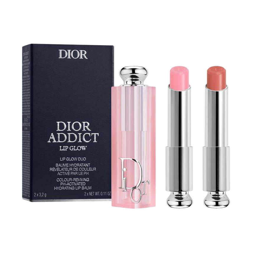Набор бальзамов для губ Dior Addict Lip Glow (розовый)