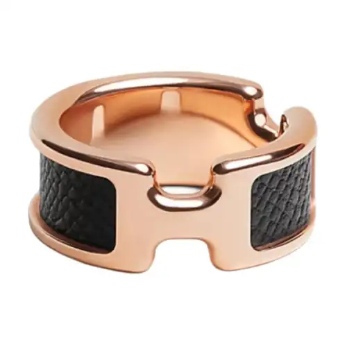 HERMES Olympe Metal Rings Unisex