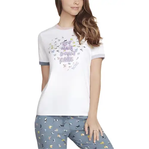 Skechers Regular T Shirt Women's White