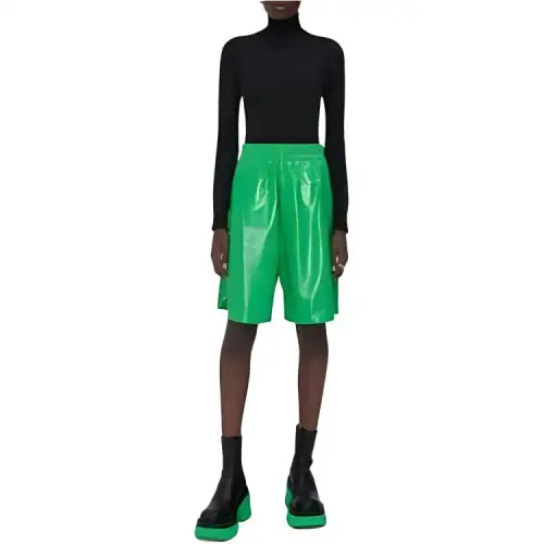 Bottega Veneta FW23 Casual Shorts Women's Green
