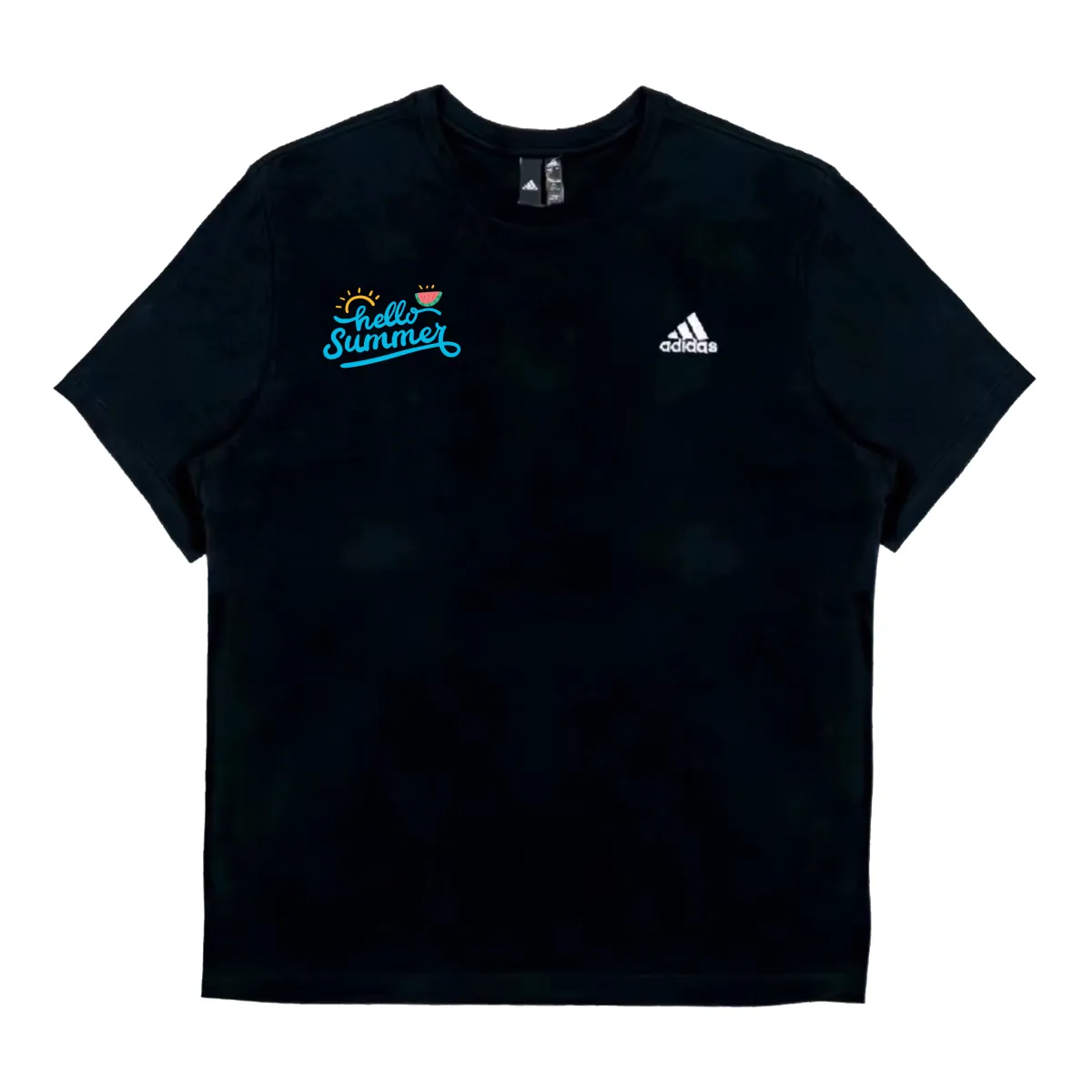 Adidas MUST HAVES Solid Color Logo Label Sports Casual Crew Neck Short Sleeved T Shirts Unisex