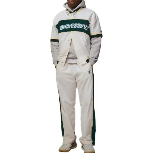 New Balance x Aimé Leon Dore FW24 SONNY NEW YORK Casual Pants Men's White Green