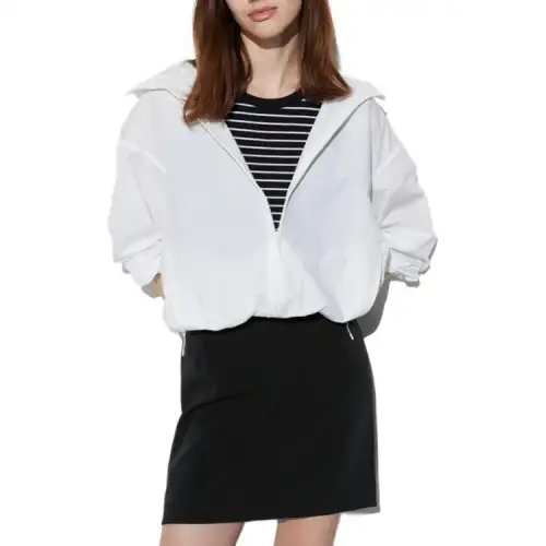 UNIQLO UV Protection Sun Protection Clothing Women's Cloud White