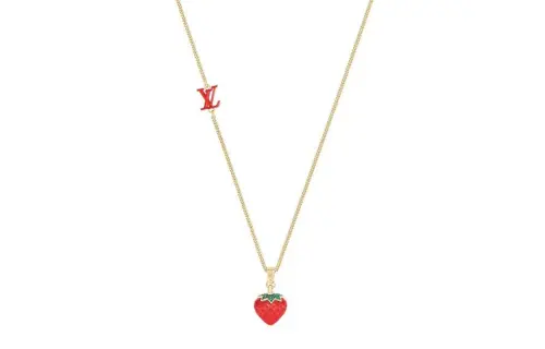 LOUIS VUITTON Lv Fruits Strawberry Pendant
