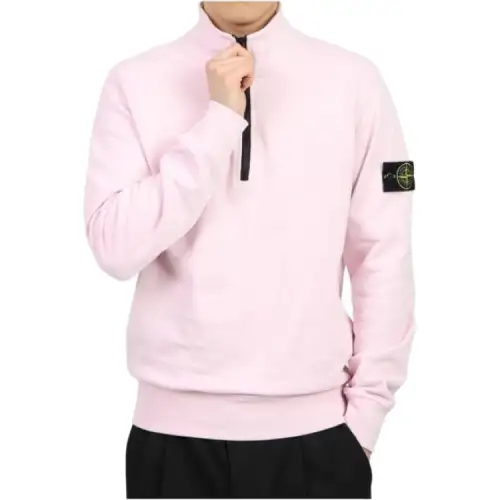STONE ISLAND Sweatshirt Men's Pink