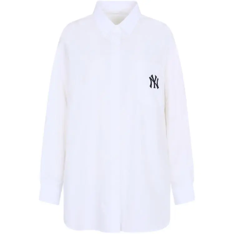 MLB Basic Logo Shirts Unisex White Moderate