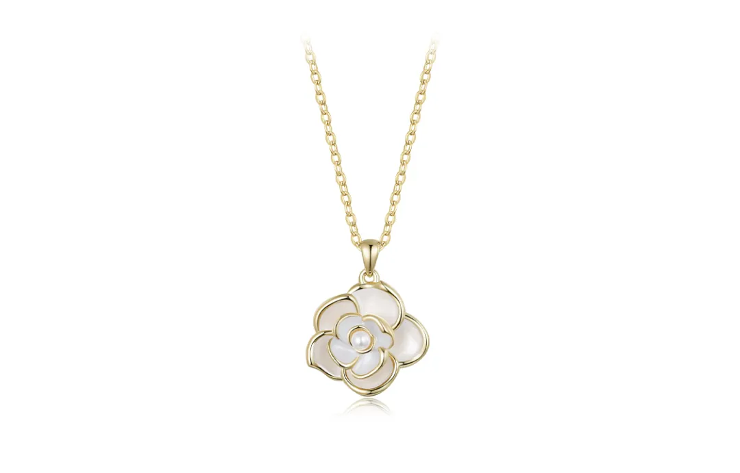 MCK 925 Silver Imitation Pearl Necklaces Women's